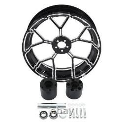 23 Front 18 Rear Wheel Rim Dual Disc Hub Fit For Harley Street Glide 09-23 23