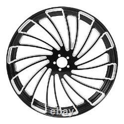 23 Front & 18 Rear Wheel Rim Hub Belt Pulley Fit For Harley Street Glide 09-23
