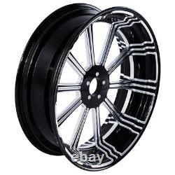 23 Front 18'' Rear Wheel Rim with Single Hub Fit For Harley Road Glide 08-22 CNC
