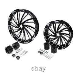 23 Front 18 Rear Wheels Rim with Disc Hub Fit For Harley Electra Glide 2009-2023