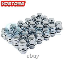 (24) 12x1.5 Wheel Lug Nuts Mag Seat with Washer for Toyota Sequoia Sienna Tacoma