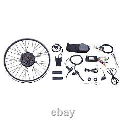 24in Electric Bicycle Front/Rear Wheel Kit 36V 500W Conversion E Bike Motor Hub