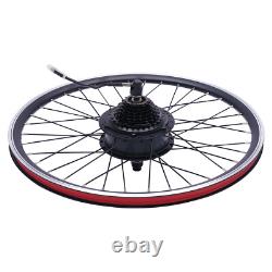24in Electric Bicycle Front/Rear Wheel Kit 36V 500W Conversion E Bike Motor Hub