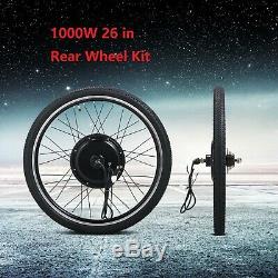 26 48V 1000W Speed Electric Bicycle Bike Front Rear Wheel Motor Conversion Kit