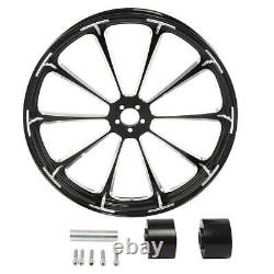 26'' Front & 18Rear Wheel Rim &Dual Disc Wheel Hub Fit For Harley Touring 08-23