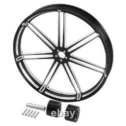 26'' Front 18'' Rear Wheel Rim Dual Hub Fit For Harley Touring Non ABS 2008-2022