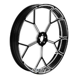 26 Front 18 Rear Wheel Rim Hub Belt Pulley For Harley Street Glide ABS 2009-23