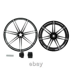 26'' Front &18'' Rear Wheel Rim Single Disc Hub Fit For Harley Road Glide 08-24