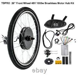 26 Front Rear Wheel Conversion Kit 48v 1000w Motor Hub Electric Bicycle E Bike