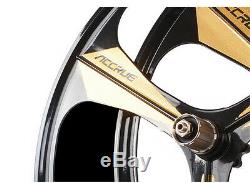26 MTB Bike Mag Magnesium Front Rear Wheel Rim Wheelset Set Disc 8/9/10 Speed