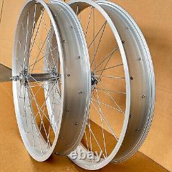 26''x 3'' Fat Tire Rimset, Heavy duty 12G Spokes, Disc Brake BIKE wheelset