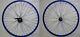 26x2.125 Alloy Front Rear Bicycle Wheelset Heavy Duty 12g Coaster Blue