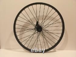 26x2.125 Alloy Front Rear Bicycle Wheelset Heavy Duty 12g Coaster Matte Black