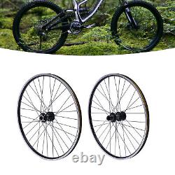 27.5Inch MTB Wheelset Quick Release Front Rear Wheels Black Mountain Bike Wheels