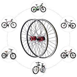 27.5'' Bicycle Front Rear Wheels Set MTB Wheelset Aluminum Alloy Rim Disc Brake