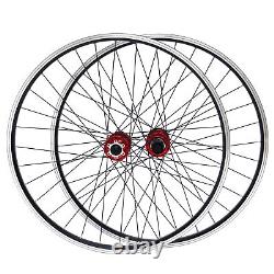 27.5'' Bicycle Front Rear Wheels Set MTB Wheelset Aluminum Alloy Rim Disc Brake