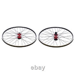 27.5 In Bicycle Front Rear Wheels Set MTB Wheelset Aluminum Alloy Rim Disc Brake