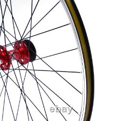 27.5 In Bicycle Front Rear Wheels Set MTB Wheelset Aluminum Alloy Rim Disc Brake