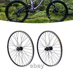 27.5 Quick Release Front Rear Wheels Black Wheels Mountain Bike MTB Wheelset US