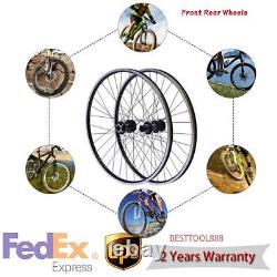 27.5 Quick Release Front Rear Wheels Black Wheels Mountain Bike MTB Wheelset US