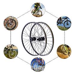 27.5 Quick Release Front Rear Wheels Black Wheels Mountain Bike MTB Wheelset US