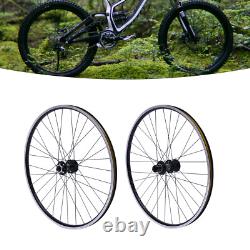 27.5 Quick Release Front Rear Wheels Black Wheels Mountain Bike MTB Wheelset US