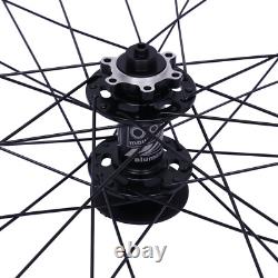 27.5 Quick Release Front Rear Wheels Black Wheels Mountain Bike MTB Wheelset US