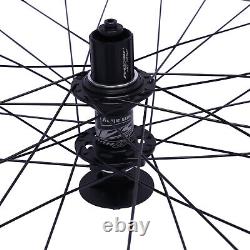 27.5 Quick Release Front Rear Wheels Black Wheels Mountain Bike MTB Wheelset US