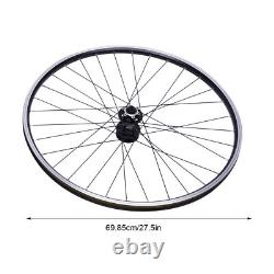 27.5 Quick Release Front Rear Wheels Black Wheels Mountain Bike MTB Wheelset US