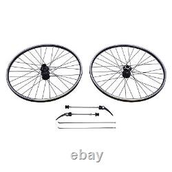 27.5 Quick Release Front Rear Wheels Black Wheels Mountain Bike MTB Wheelset US