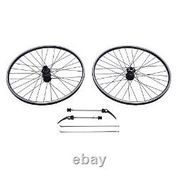 27.5 Quick Release Front Rear Wheels Black Wheels Mountain Bike MTB Wheelset US