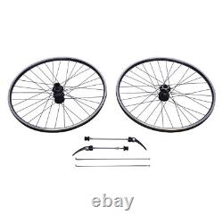 27.5 Quick Release Front Rear Wheels Black Wheels Mountain Bike MTB Wheelset US