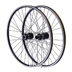 27.5 Quick Release Front Rear Wheels Black Wheels Mountain Bike MTB Wheelset US