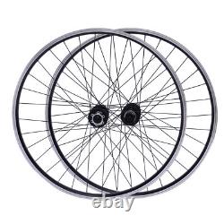 27.5 Quick Release Front Rear Wheels Black Wheels Mountain Bike MTB Wheelset US