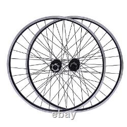 27.5 Quick Release Front Rear Wheels Black Wheels Mountain Bike MTB Wheelset US