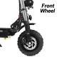 2800W Engine Motor Off-Road Tires for TI30 Electric Scooter Front Rear Wheels