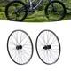 29 inch Front+ Rear Mountain Bike Wheel Set Double Six-hole Disc Flat Spokes USA