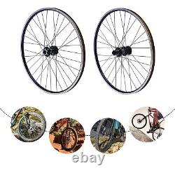 29 inch Front+ Rear Mountain Bike Wheel Set Double Six-hole Disc Flat Spokes USA