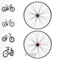 29 inch Front & Rear Wheel Mountain Wheelset Red Hub Disc Brake Bicycle Wheels