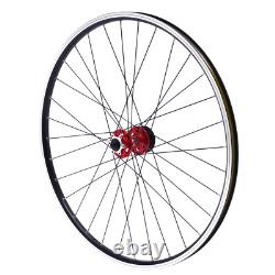 29 inch Front & Rear Wheel Mountain Wheelset Red Hub Disc Brake Bicycle Wheels
