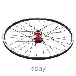 29 inch Front & Rear Wheel Mountain Wheelset Red Hub Disc Brake Bicycle Wheels