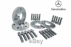 (2) 10mm & (2) 12mm Hub Centric Mercedes Benz Spacers Kit 5x112 & 66.56mm Bore