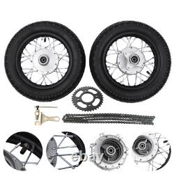 2.50-10 Front Rear Tire Rim Wheel Drum Brake Pit Bike For Honda CRF50 XR50
