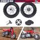 2.50-10 Front Rear Tire Rim Wheel Drum Brake Pit Bike For Honda CRF50 XR50 BBR