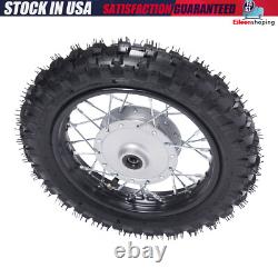 2.50-10 Front Rear Tire Rim Wheel Drum Brake Pit Bike For Honda CRF50 XR50 BBR