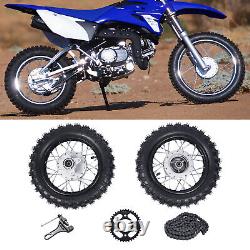 2.50-10 Front Rear Tire Rim Wheel Drum Brake Pit Bike For Honda CRF50 XR50 BBR