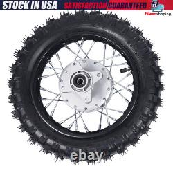 2.50-10 Front Rear Tire Rim Wheel Drum Brake Pit Bike For Honda CRF50 XR50 BBR