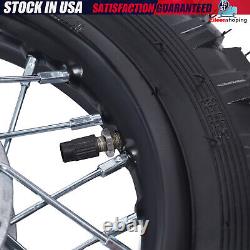 2.50-10 Front Rear Tire Rim Wheel Drum Brake Pit Bike For Honda CRF50 XR50 BBR