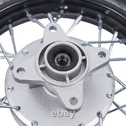 2.50-10 Front Rear Tire Rim Wheel Drum Brake Pit Bike For Honda CRF50 XR50 BBR