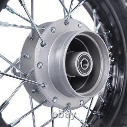 2.50-10 Front Rear Tire Rim Wheel Drum Brake Pit Bike For Honda CRF50 XR50 BBR